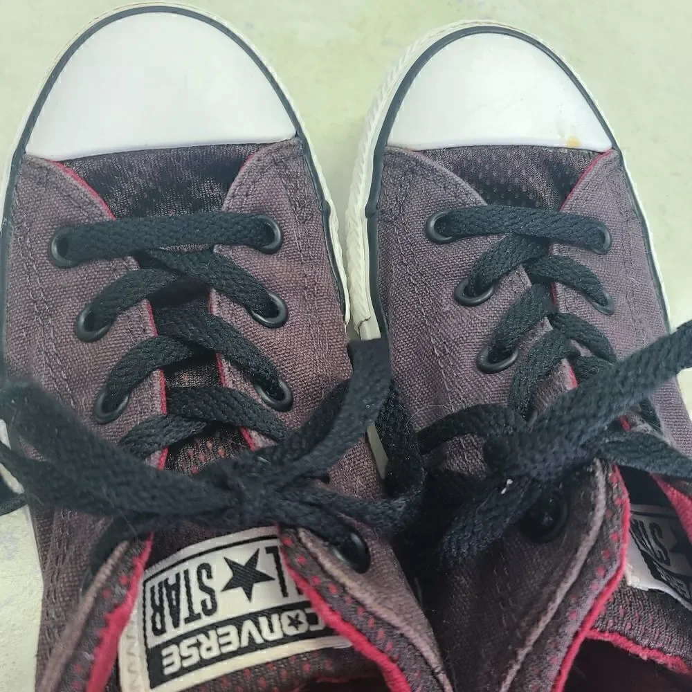 Converse Deep Grape Color With Thick Tongue Y 3
